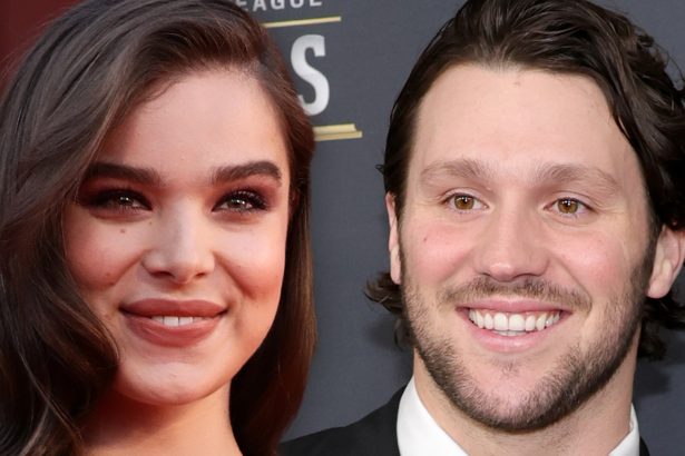 Hailee Steinfeld Supports Josh Allen at Jersey Retirement Ceremony