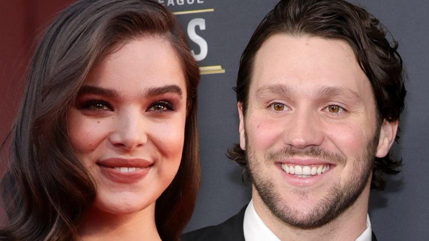 Hailee Steinfeld Supports Josh Allen at Jersey Retirement Ceremony