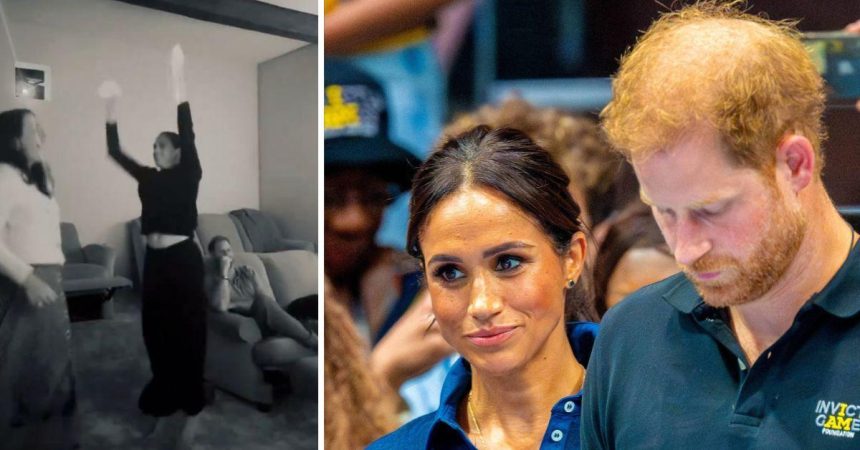 Harry Looked ‘Stressed’ During Meghan’s ‘Staged’ World Series Video