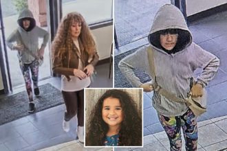 Haunting images of missing girl Melodee Buzzard — as mom wore disguise during their roadtrip