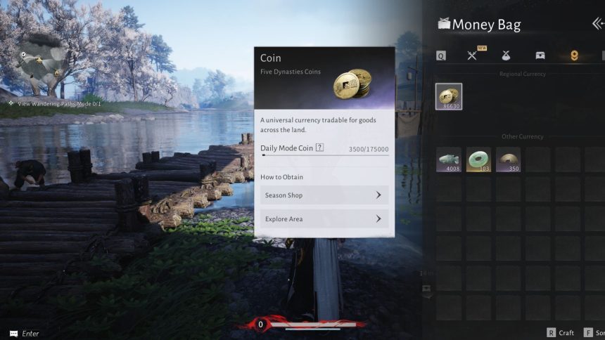How to farm Zhou Coins quickly in Where Winds Meet