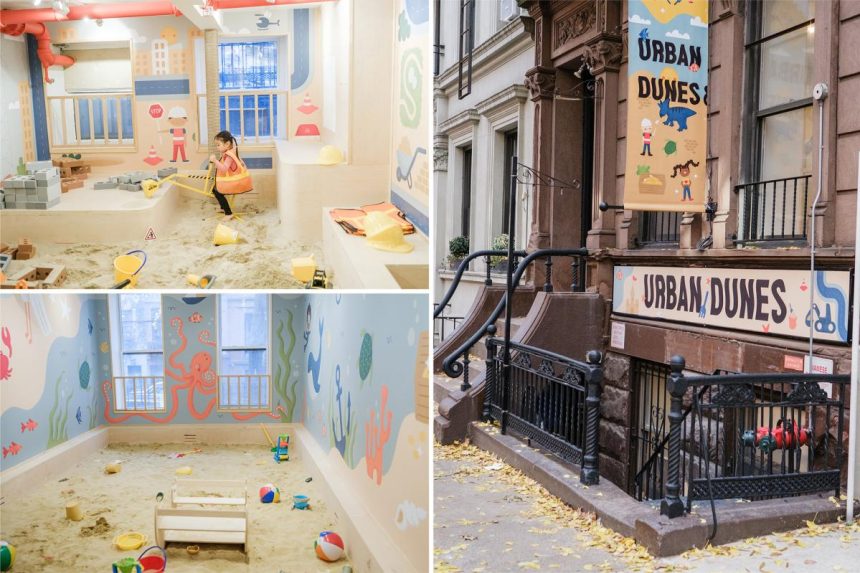 Indoor sandpit with ‘natural sand’ saves NYC kids from public ‘litter boxes’