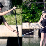 Ivanka Trump Shows Off Long Legs on Solo Paddleboarding Excursion