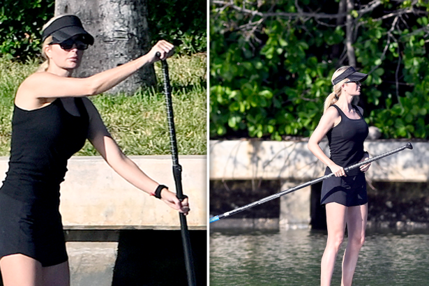 Ivanka Trump Shows Off Long Legs on Solo Paddleboarding Excursion