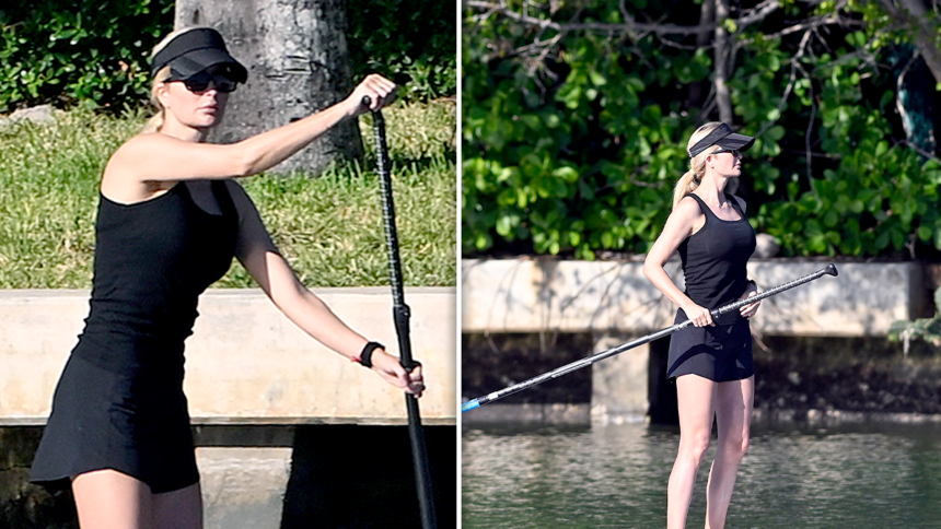 Ivanka Trump Shows Off Long Legs on Solo Paddleboarding Excursion