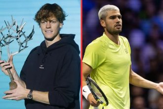 Jannik Sinner changes his tune about reclaiming World No. 1 ranking from Carlos Alcaraz with Paris Masters win days after ‘impossible’ admission