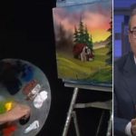 John Oliver’s Bob Ross Auction Raises More Than .5 Million for PBS