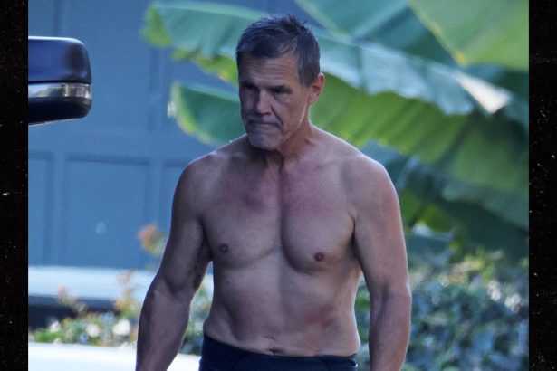 Josh Brolin Reveals Massive Lighthouse Back Tattoo While Surfing