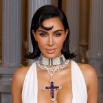 Kim Kardashian Stuns in Naked Dress as She Poses in Sheer Lace