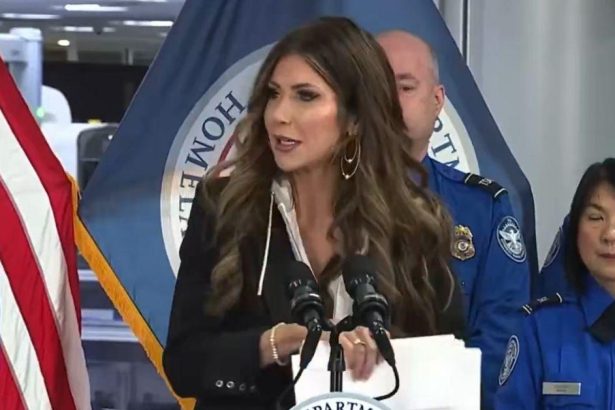 Kristi Noem Ridiculed After Admitting Photo-Op TSA Bonus Checks Were Fake