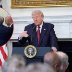 Man Passes Out During Live Press Conference With Donald Trump