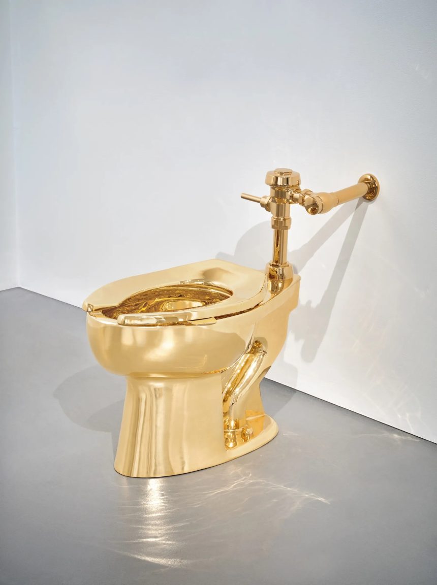 Maurizio Cattelan’s Golden Toilet Fails to Make a Splash