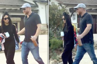 Meghan Markle & Prince Harry Take Kids Trick-or-Treating in Santa Barbara
