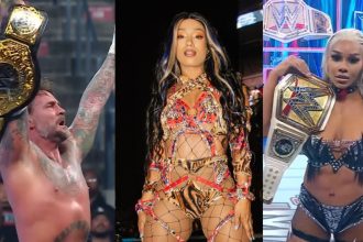 CM Punk (left), Mercedes Mone (center) and Jade Cargill (right) [Images via Mone