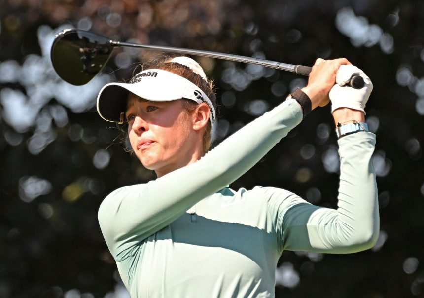Nelly Korda dons a blue hoodie & leaves a 2-word message amid absence from professional golf