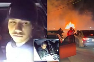 New photos show suspects in wild attack at fiery Queens car meet-up