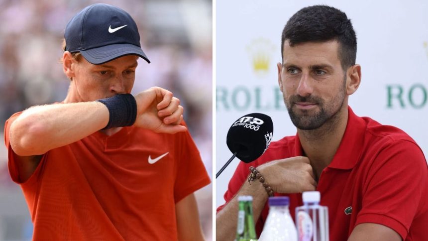 Novak Djokovic is jealous”; “Pathetic sore loser