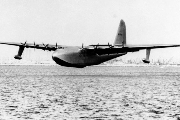 November 2, Howard Hughes takes ‘Spruce Goose’ on its only flight