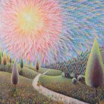 Pastoral Landscapes Brim with Patterns in Luminous Paintings by David Brian Smith — Colossal