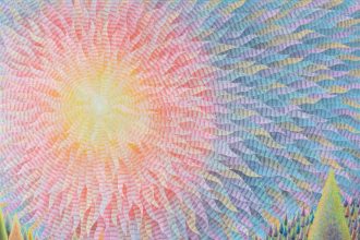 Pastoral Landscapes Brim with Patterns in Luminous Paintings by David Brian Smith — Colossal