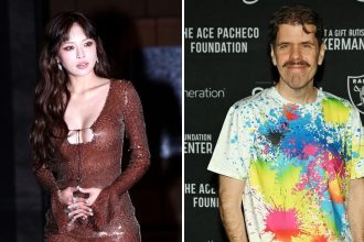 Perez Hilton reacts after HyunA collapses on stage after reported 22 lb weight loss