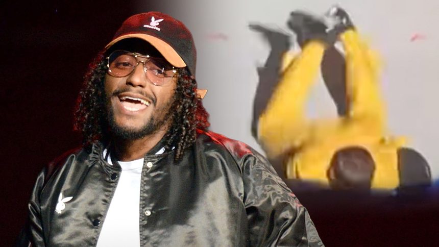 R&B Singer Lloyd Faceplants Onstage, on Video