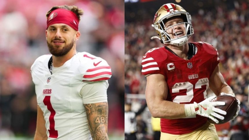 Ricky Pearsall takes cheeky jab at 49ers coach as Christian McCaffrey leads in receiving targets