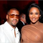 Russell Wilson’s wife Ciara channels James Bond’s 007 energy in faux leather bodycon slit dress