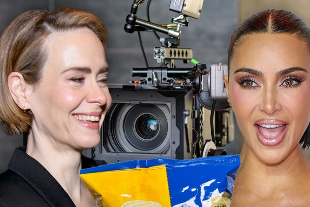 Sarah Paulson Spat a Chip Into Kim Kardashian’s Eye on ‘All’s Fair’ Set