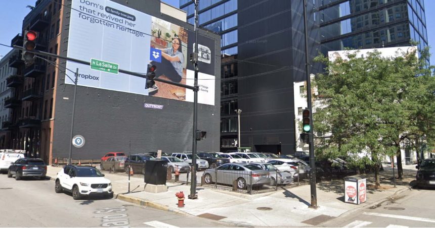 Shots fired in River North parking lot overnight