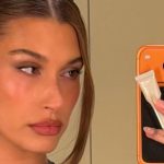 Hailey Bieber Reps a Cheetah Print Twist on the Classic French Manicure