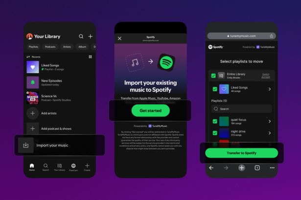 Spotify’s latest feature lets you transfer playlists from other services