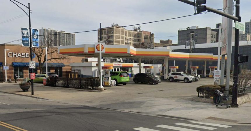 Suspect detained after woman is shot during altercation at Edgewater gas station