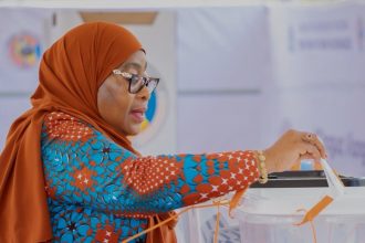 Tanzanian President Hassan wins disputed election : NPR