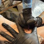 Tattd gave four JS writers tattoos at Startup Battlefield