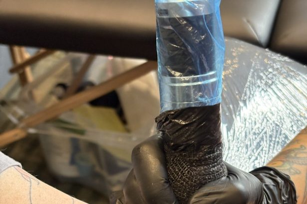 Tattd gave four JS writers tattoos at Startup Battlefield