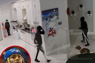 Tekashi 6ix9ine’s Mom, Pup Manhandled by Burglars in Home-Invasion Video