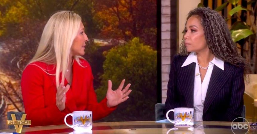 The View’s Sunny Hostin Clashes With Marjorie Taylor Greene Before Break