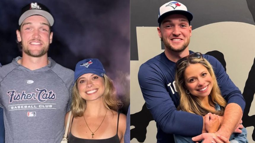 Trey Yesavage’s girlfriend Taylor Frick reacts to the Blue Jays rookie’s unforgettable moment in World Series Game 7