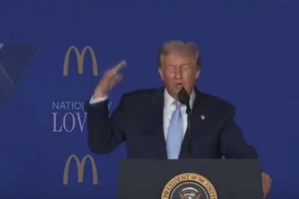 Trump Tried To Give An Economic Speech At A McDonald’s Conference And It Was An Epic Disaster