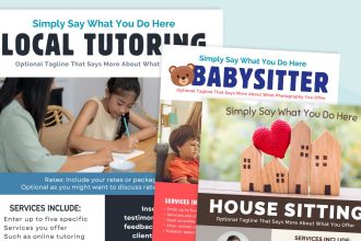 Tutoring and Other Teacher Side Hustle Flyer Templates