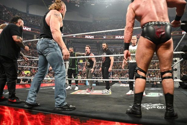 Two superstars potentially responsible for Brock Lesnar slipping on WWE RAW