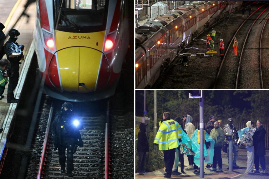 UK police charge man with attempted murder over train stabbing that wounded 11 people