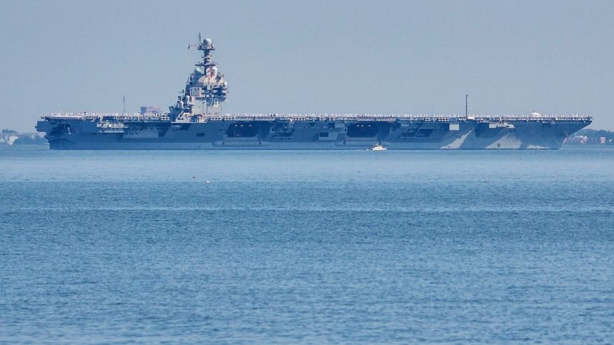 US Aircraft Carrier Arrives In The Caribbean In Major Buildup Near Venezuela