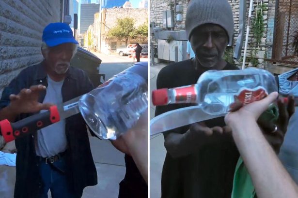 Wannabe influencer goes viral for doling out massive machetes to homeless people in Austin and New Orleans