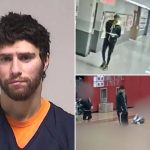 Wild video shows drunk teacher falling out of car, then stumbling around school: cops