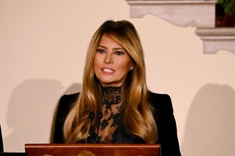 Melania Trump Delivers a Serious Festive-Season Wardrobe
