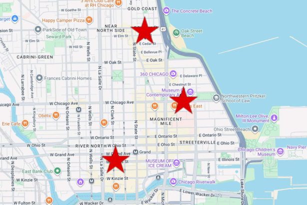 5 robbed during hold-up in Gold Coast, Streeterville, River North