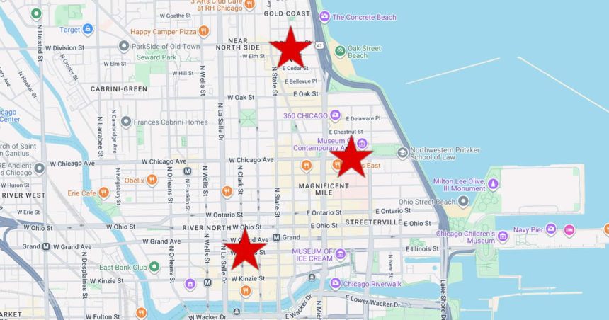 5 robbed during hold-up in Gold Coast, Streeterville, River North