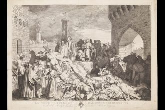 A volcanic eruption might have helped bring the Black Plague to Europe